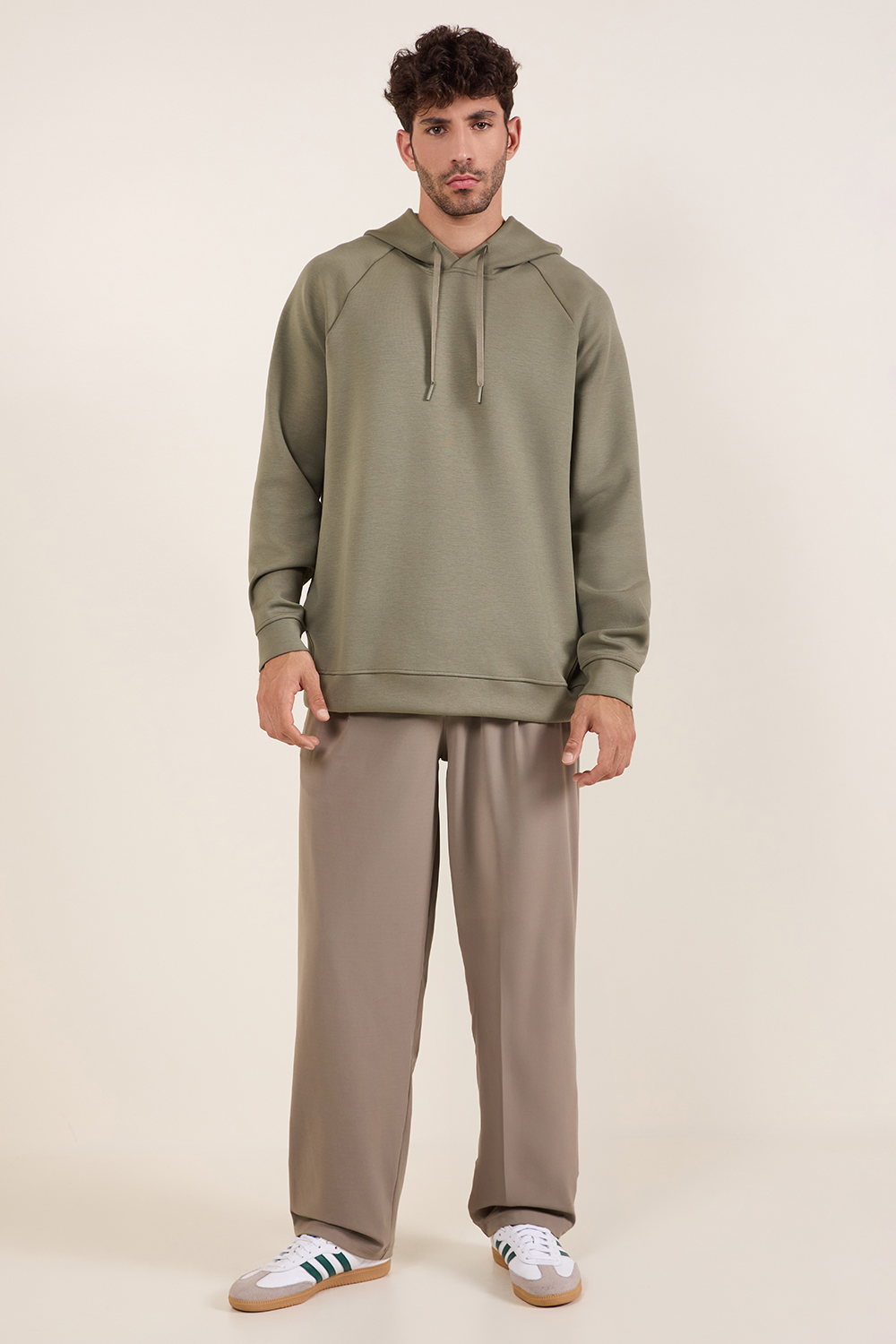 Smooth Spacer Pullover Hoodie